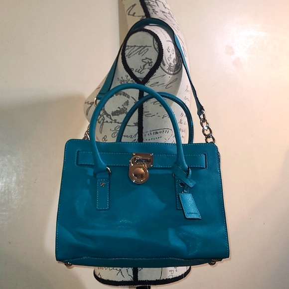 Michael Kors☆ Teal Hamilton Bag & wallet - Picture 2 of 14